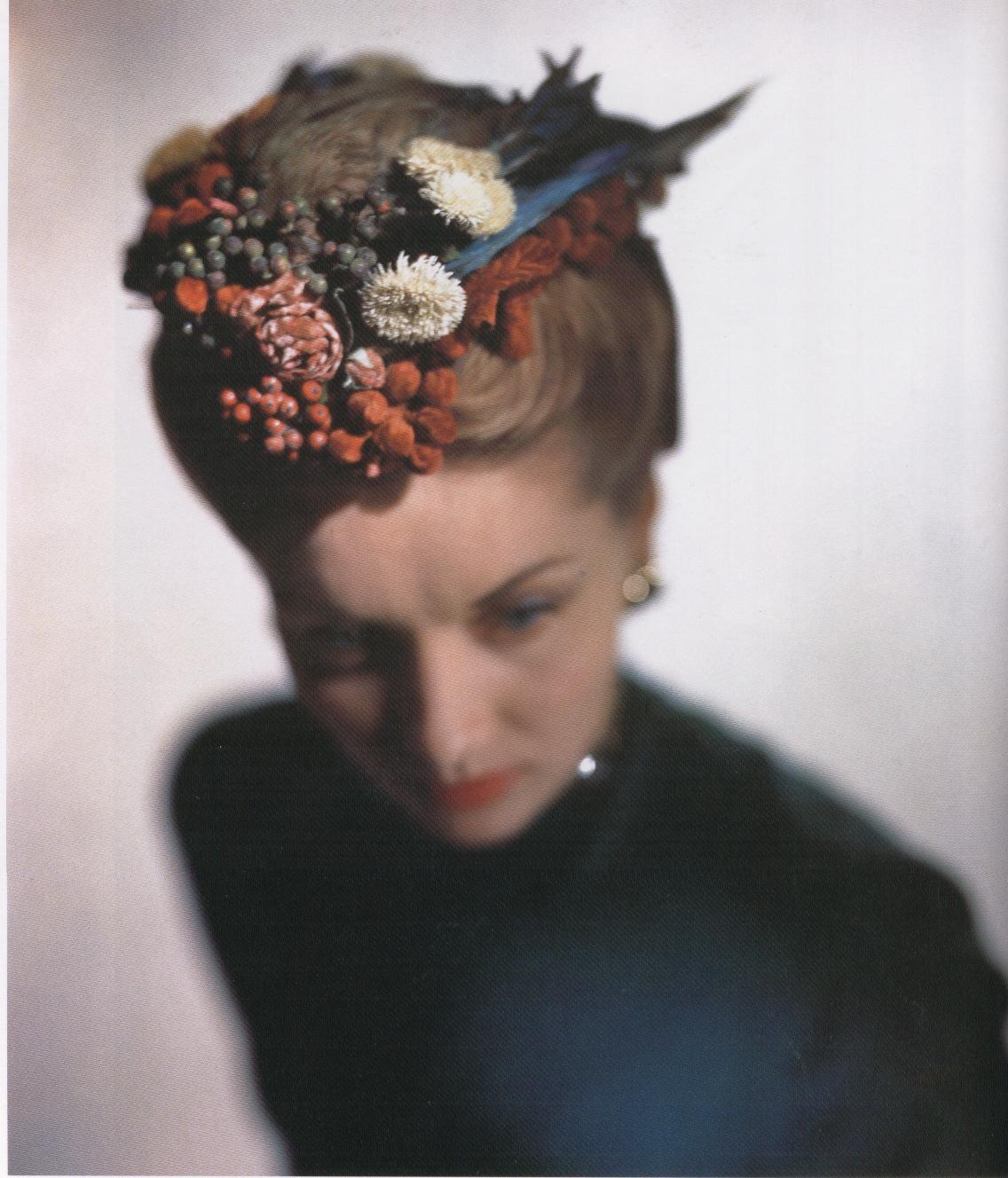 Lilly daché hat,photo: E.Steichen for Vogue USA, 1946
