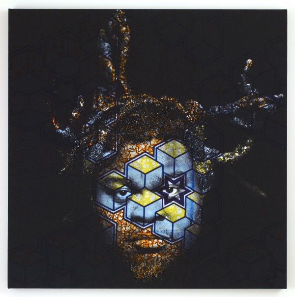 Yinka Shonibare MBE artist self portrait (after warhol) 1