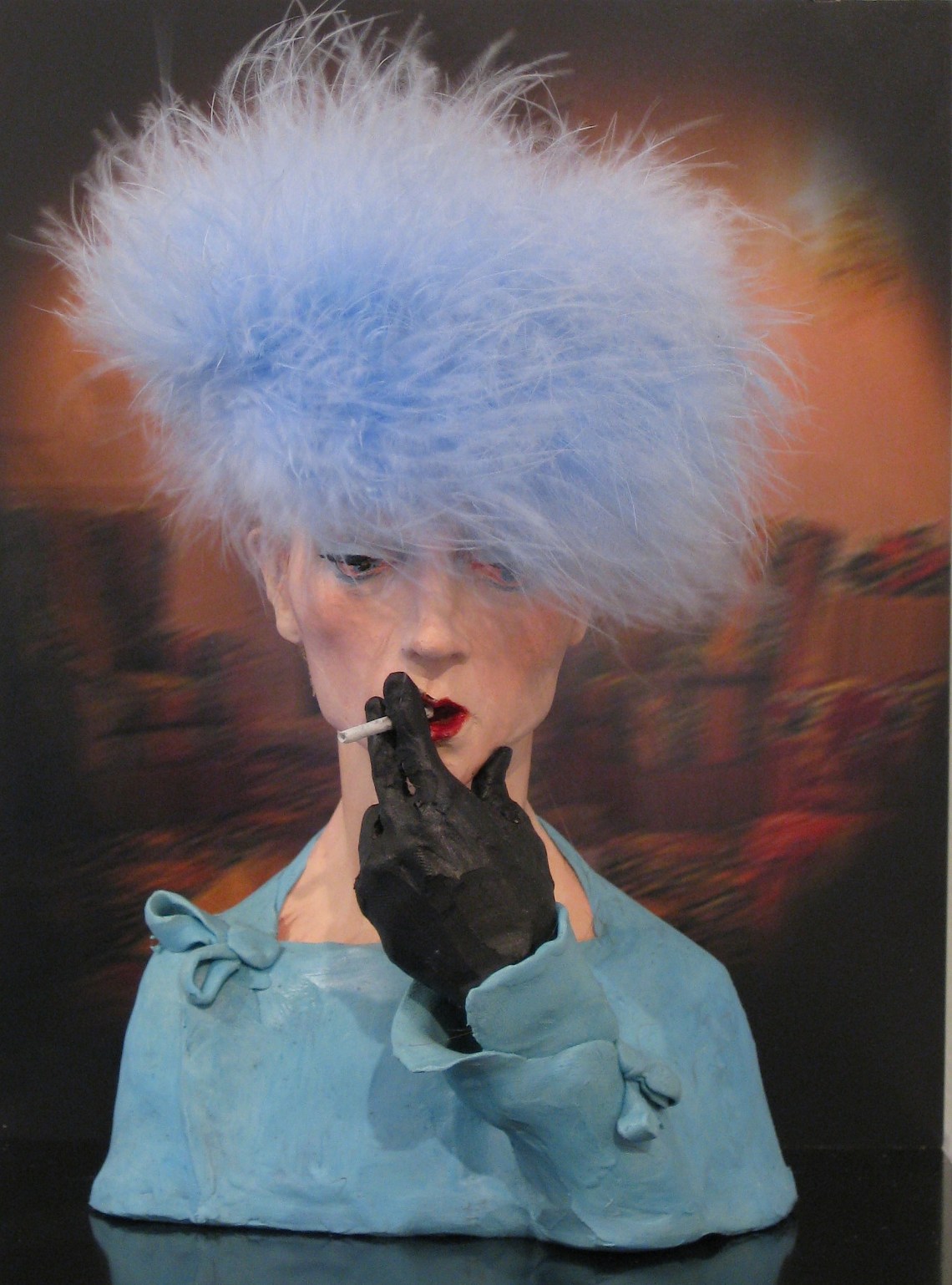 Francesco Merletti, First Lady, 2008, tecnica mista, 22 x 23,5 x 28,3 cm, collezione privata