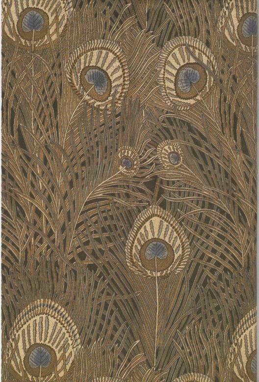 Rex Silver, Peacock Feather textile for Liberty, 1900c