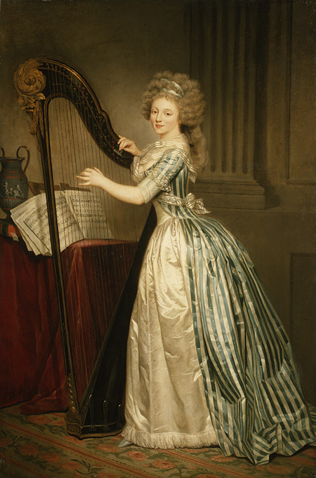 Rose Adelaide Ducreux, autoritratto, 1790c,met NY