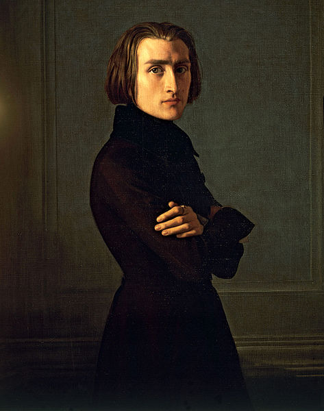 H.Lehmann, franz Liszt, 1839, musée Carnevalet Parigi