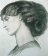 D.G.Rossetti, Jane Morris,,pc
