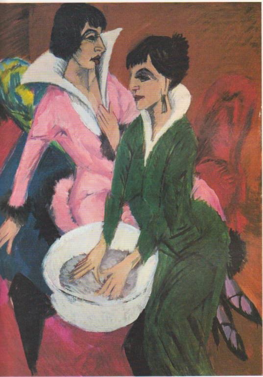 E.L.Kirchner,Erna e Gelda, 1913c