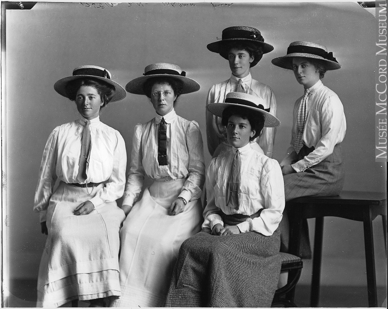 Mrs Gray s group,1909,McCord mus