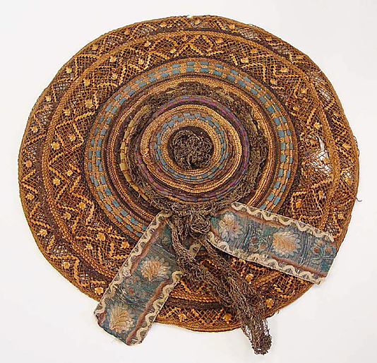 straw hat, diameter 35.6 cm, met ny