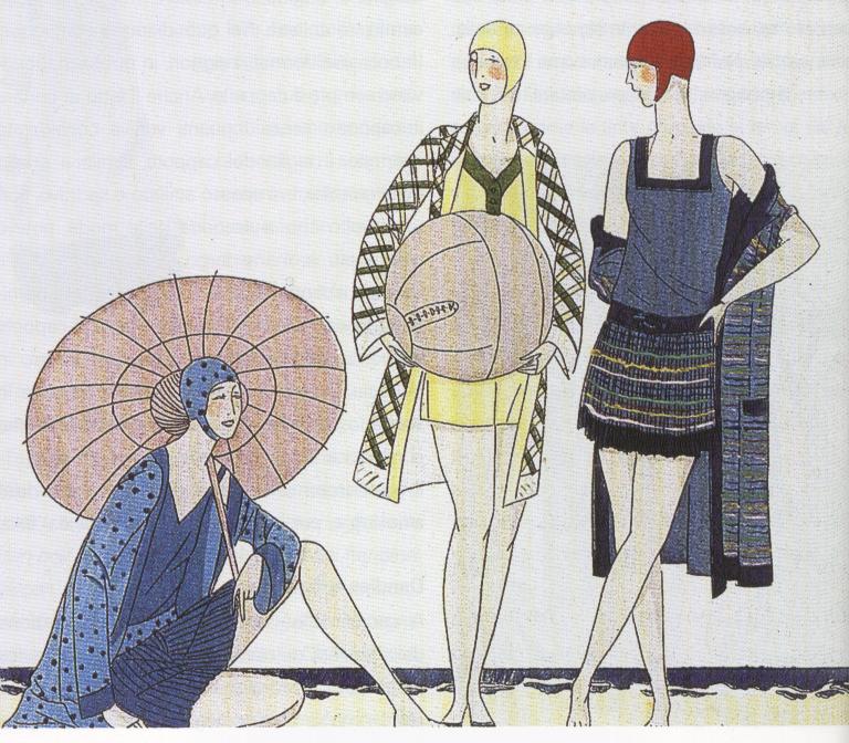 giornale Art Gout Beauté, costumi mare,1927