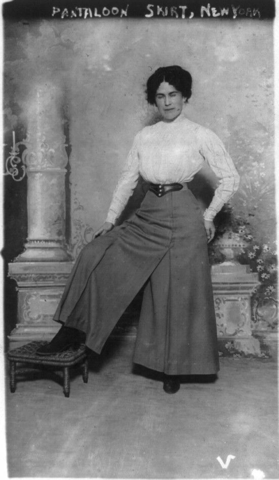 divided skirt for cycling, USA 1900c
